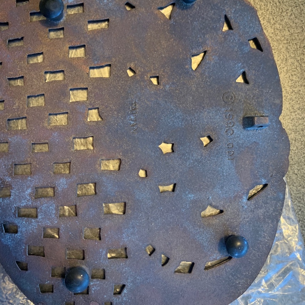 New OLD DUTCH Copper Brass Basket Trivet VTG - Picture 5 of 7